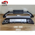 Creta 2022+ front and rear bumper guard